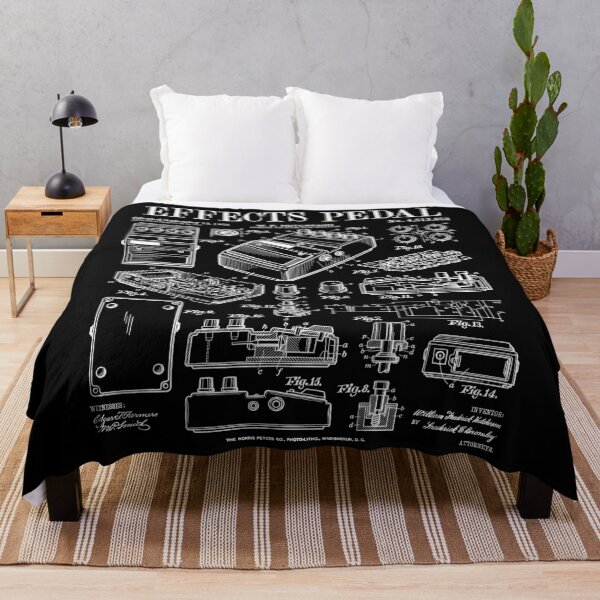 Item preview, Electric Guitar Effects Pedal Guitarist Music Vintage Patent designed and sold by GrandeDuc.