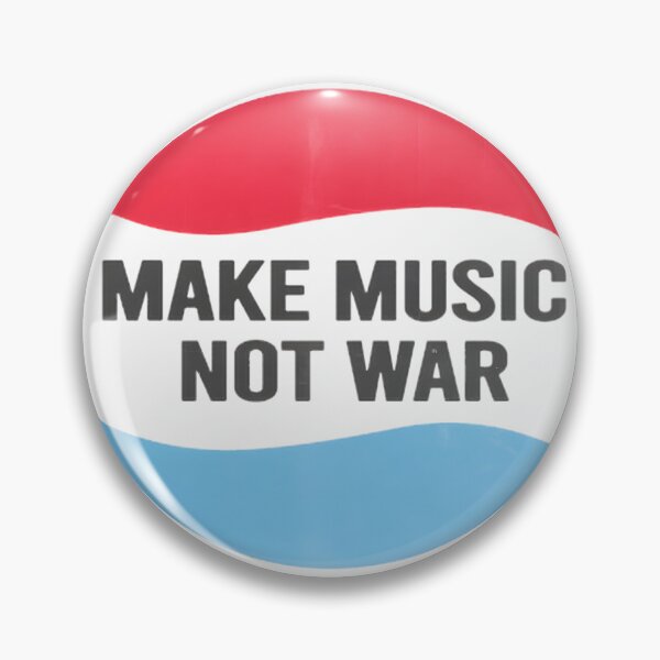 Item preview, Make Music Not War Retro Peace Symbol | Best Gift designed and sold by spatiosmith.