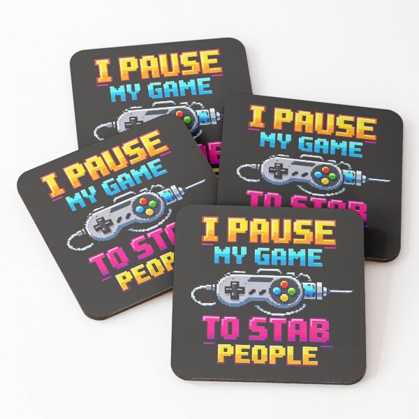 Item preview, I Pause My Game To Stab People Funny Phlebotomist Gamer designed and sold by Timeless Junction.