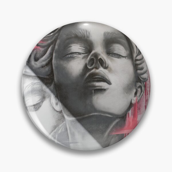 Item preview, Duality: Classical Statue and Red Street Art Mural designed and sold by Rogi74.