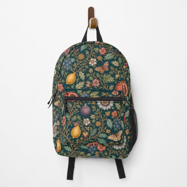 Item preview, Vintage Botanical Fruit Pattern – Pomegranate Fig & Lemon Tapestry designed and sold by SVox.