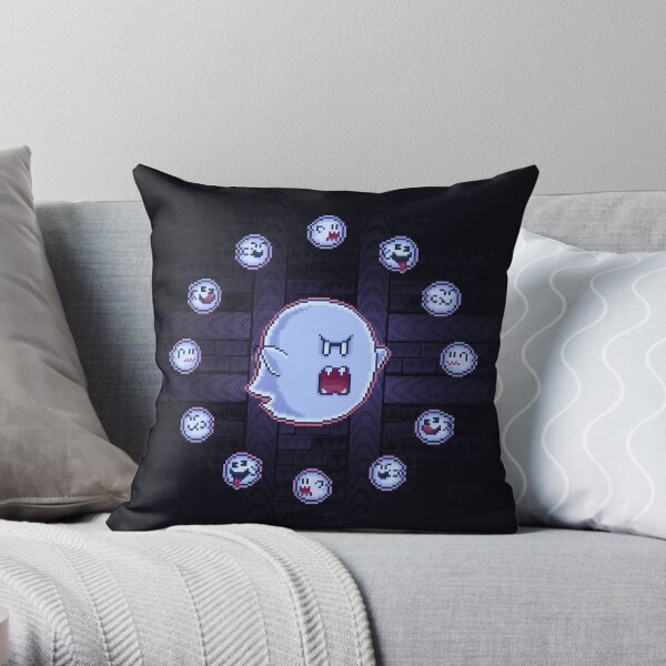 Circle of Boos Throw Pillow