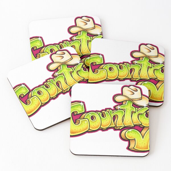 Item preview, Country Graffiti Bubble Letters Cowboy Hat designed and sold by ToyboxHippy.