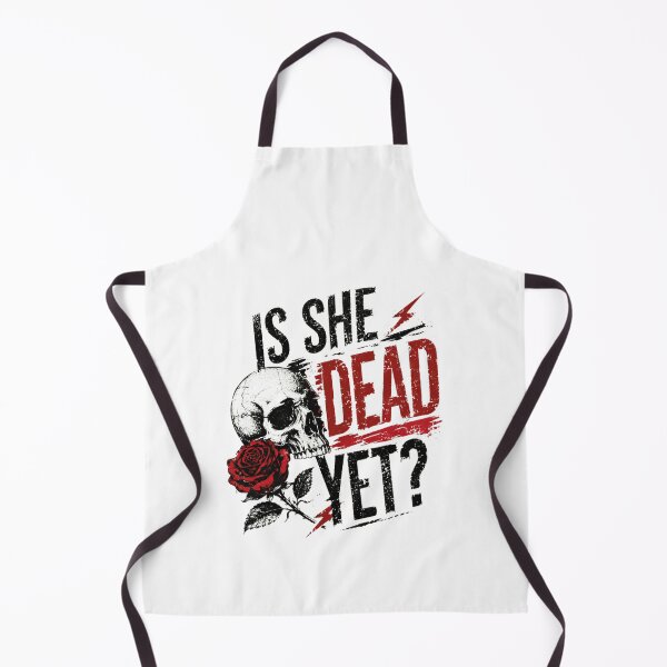 Item preview, Is She Dead Yet? Skull Rose Dark Humor Gothic designed and sold by HumansStuck12.
