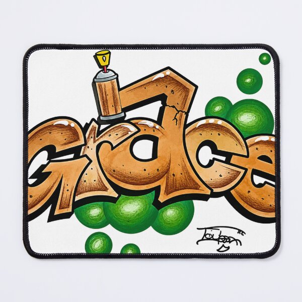 Item preview, Grace Graffiti Name Street Art designed and sold by ToyboxHippy.