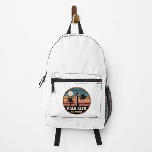 Item preview, Palo Alto California Retro Tower Palm Sunset Badge designed and sold by heckcarminas.