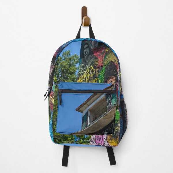 Item preview, Graffiti Tower with Rock Guitarist Street Art designed and sold by Rogi74.