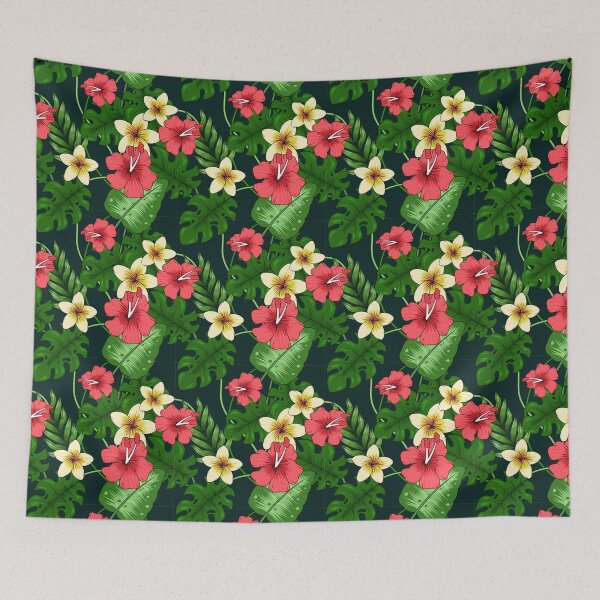 Item preview, Hibiscus & Fronds designed and sold by Wintermedia.