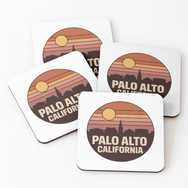 Item preview, Palo Alto California Skyline Sunset Emblem designed and sold by heckcarminas.