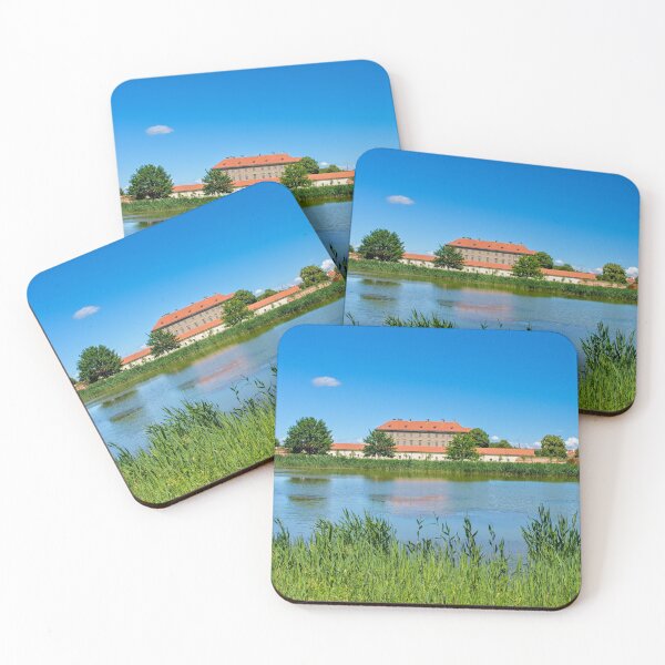 Item preview, Historic Mansion Over Quiet Lake in Summer designed and sold by Rogi74.