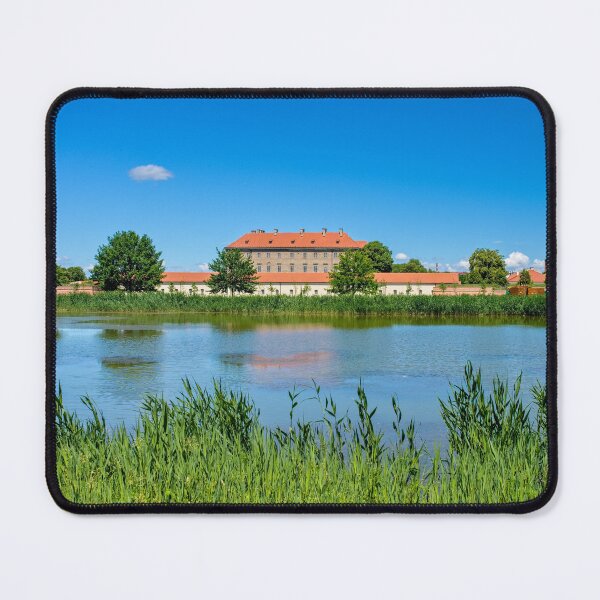 Item preview, Historic Mansion Over Quiet Lake in Summer designed and sold by Rogi74.