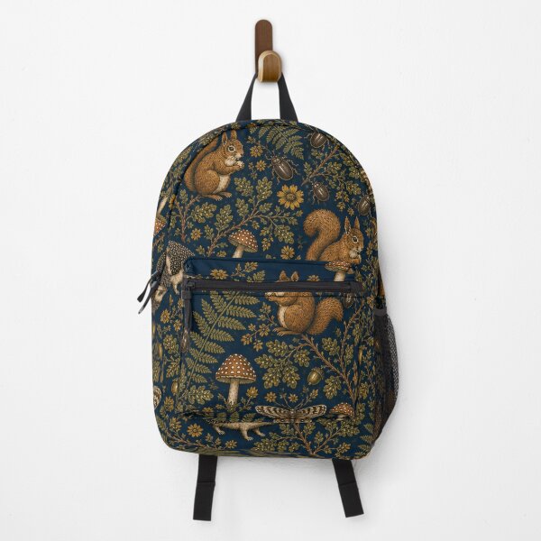 Item preview, Woodland Naturalist Vintage Forest Animals & Mushrooms Pattern designed and sold by SVox.