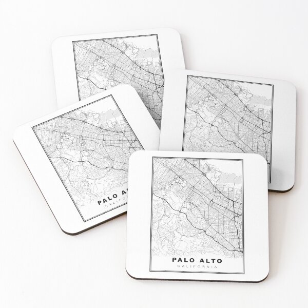 Item preview, Palo Alto Map designed and sold by heckcarminas.