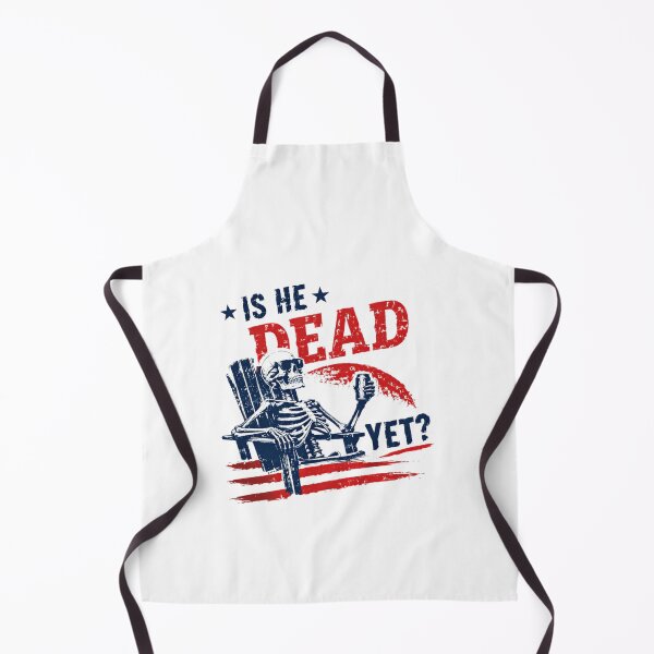 Item preview, Is He Dead Yet? Funny Skeleton Meme Dark Humor Waiting designed and sold by HumansStuck12.