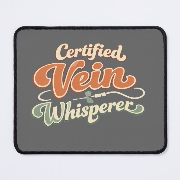 Item preview, Certified Vein Whisperer Retro Phlebotomist designed and sold by Timeless Junction.