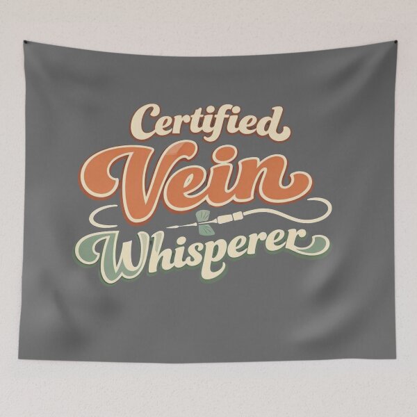 Item preview, Certified Vein Whisperer Retro Phlebotomist designed and sold by Timeless Junction.