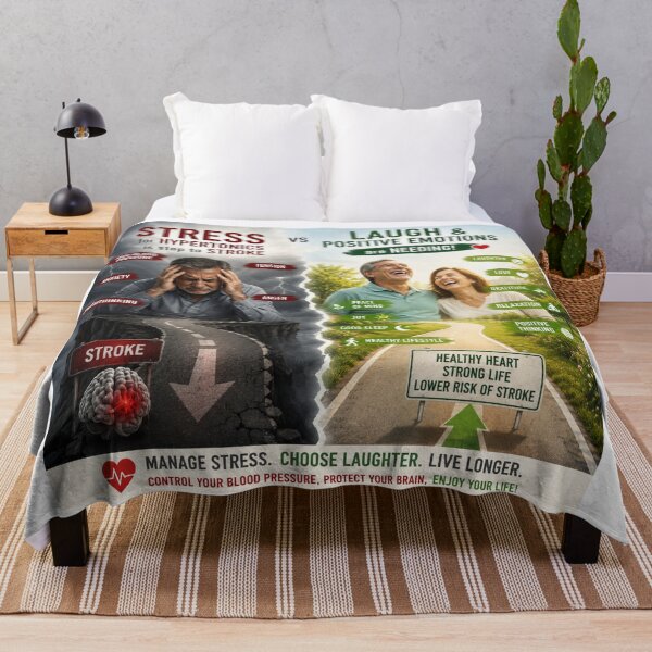 Item preview, Stress is less, smile and laught,are best against hypertension! designed and sold by Valgasnews011.