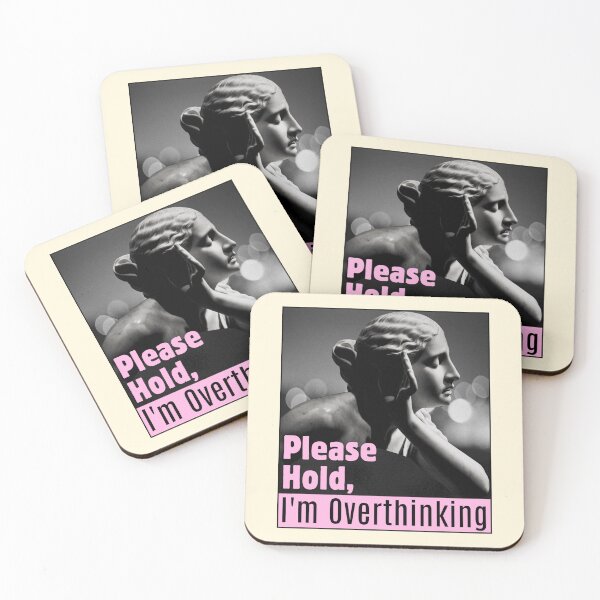 Item preview, Please Hold I'm Overthinking Funny Statue designed and sold by jianina-alondra.