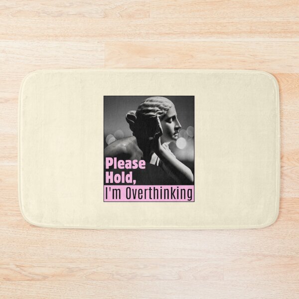 Item preview, Please Hold I'm Overthinking Funny Statue designed and sold by jianina-alondra.