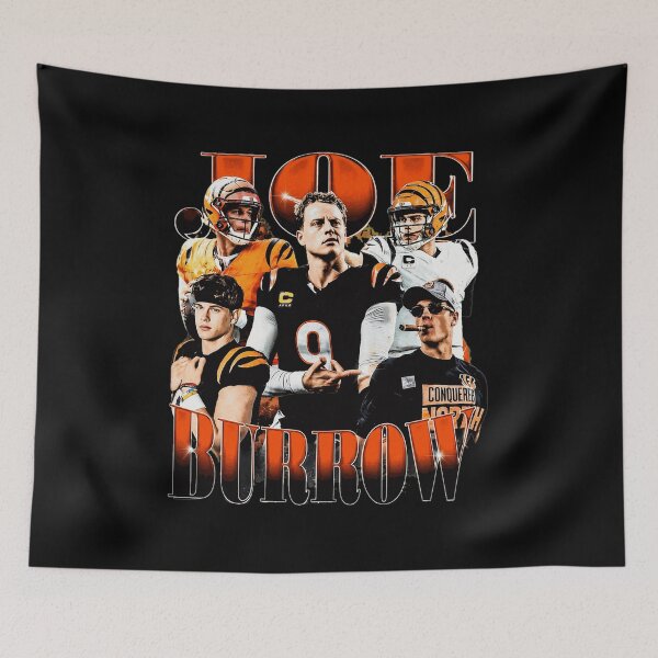 Item preview, Joe Burrow Retro Football Collage designed and sold by RahmahYoh.