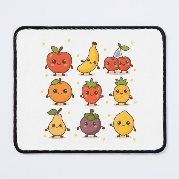 Item preview, Adorable Kawaii Fruits A Smiling Sticker Collection designed and sold by annartrasijula.