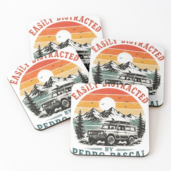 Item preview, Easily Distracted By Pedro Pascal Fandom Celebrity Actor Fan designed and sold by SkeletonsDanger.