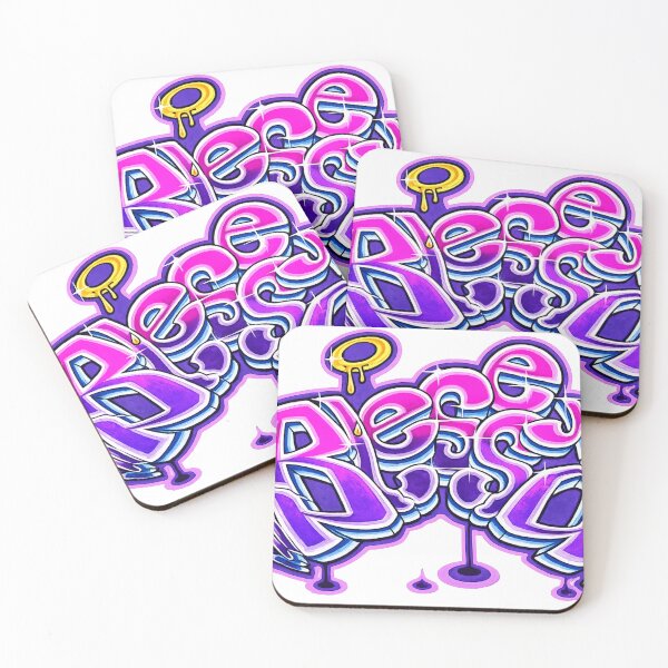 Item preview, Blessed Pink Purple Graffiti Typography designed and sold by ToyboxHippy.