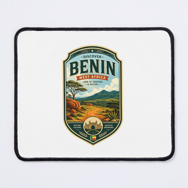Item preview, Discover Benin West Africa Land Of Heritage & Nature History Culture Wildlife Adventure Travel Souvenir designed and sold by Simsimah26Parks.