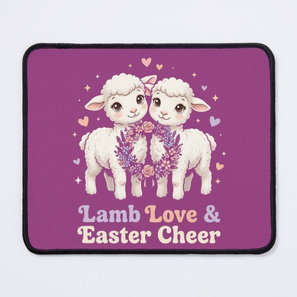 Item preview, Lamb Love and Easter Cheer – Cute Baby Lambs Illustration designed and sold by @SHINTOSARTSTORE.