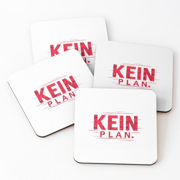 Item preview, NO PLAN. – German Grunge Glitch Statement designed and sold by UnglaublichGut.