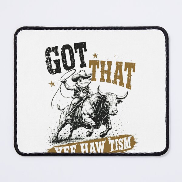 Item preview, Got That Yee Haw Tism Funny Cowboy Rodeo Bull Rider Frog designed and sold by RetroMini2026.