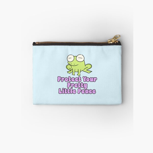 Item preview, Protect Your Pretty Little Peace Cute Frog designed and sold by jianina-alondra.