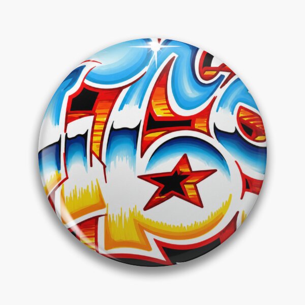 Item preview, Vibes Graffiti Star Street Art designed and sold by ToyboxHippy.
