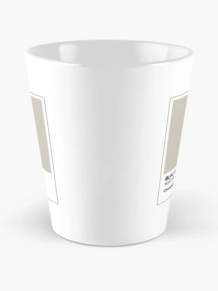 Aperçu 2 sur 4. Mug à café avec l'œuvre BL Triumph Champagne grey colour swatch Mug & Sticker créée et vendue par RJWautographics Mugs and Stickers.