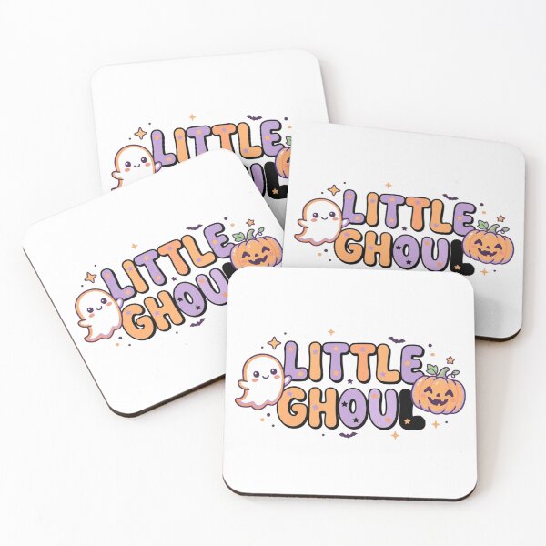 Item preview, Little Ghoul Cute Kawaii Halloween Ghost Pumpkin Kids T-Shirt designed and sold by KreatoLab.