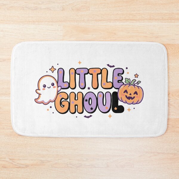 Item preview, Little Ghoul Cute Kawaii Halloween Ghost Pumpkin Kids T-Shirt designed and sold by KreatoLab.