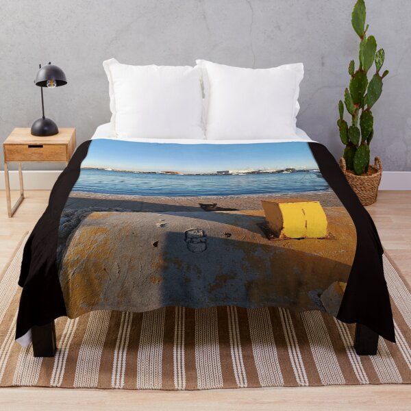 Item preview, Mischievous Black Cat in a Italian Harbor - A Seaside Encounter designed and sold by EpicVistas.