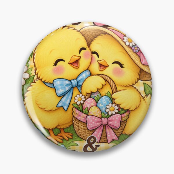 Item preview, Chick Hugs and Spring Wishes – Cute Easter Chicks Illustration designed and sold by @SHINTOSARTSTORE.