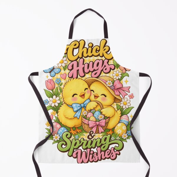 Item preview, Chick Hugs and Spring Wishes – Cute Easter Chicks Illustration designed and sold by @SHINTOSARTSTORE.