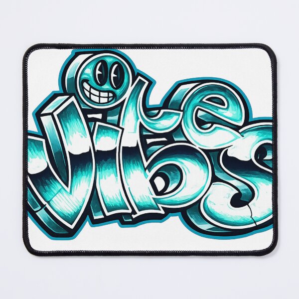 Item preview, Vibes Icy Graffiti Bubble Lettering designed and sold by ToyboxHippy.
