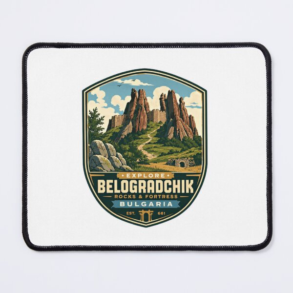 Item preview, Explore Belogradchik Rocks & Fortress Bulgaria Est. 681 Travel Souvenir designed and sold by Simsimah26Parks.