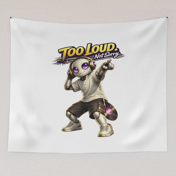 Item preview, Too Loud Not Sorry DJ Robot designed and sold by Yomere.