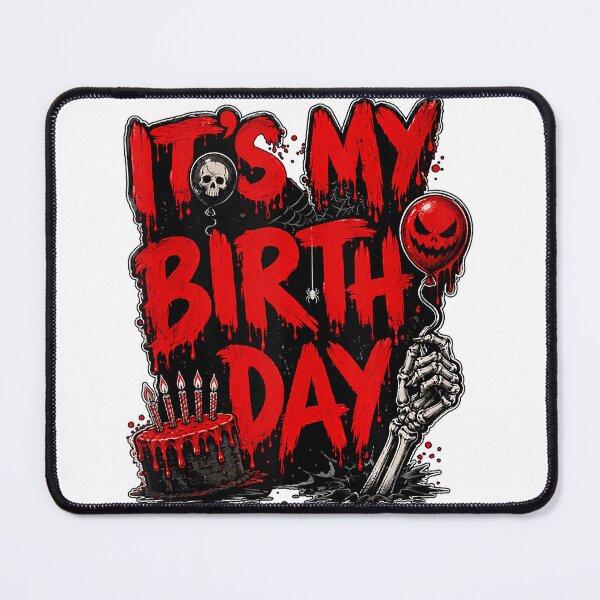 Item preview, Gothic Halloween Birthday Skeleton Spooky Season designed and sold by nryum.