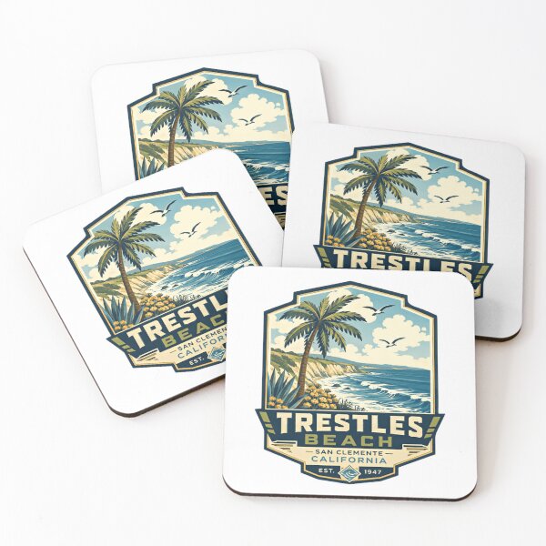 Item preview, Trestles Beach San Clemente California Est. 1947 Surfing Travel Souvenir designed and sold by Simsimah26Parks.