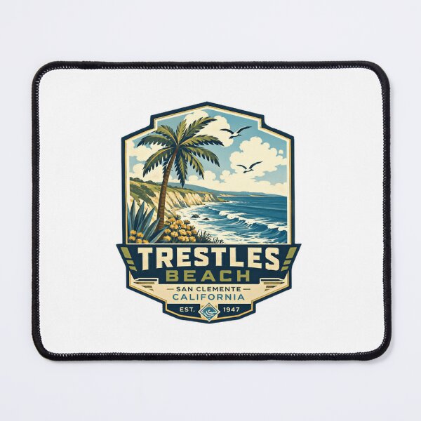 Item preview, Trestles Beach San Clemente California Est. 1947 Surfing Travel Souvenir designed and sold by Simsimah26Parks.
