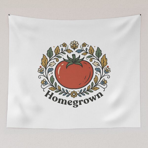 Item preview, Homegrown Tomato Folk Art designed and sold by SHOP-Corner.