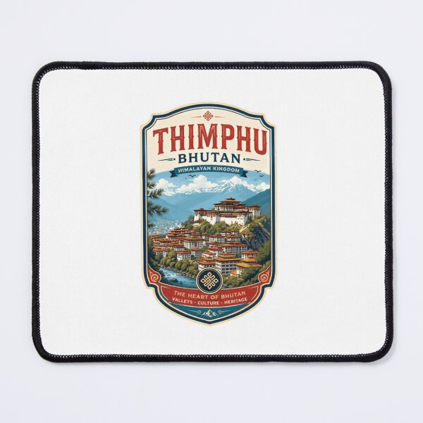 Item preview, Thimphu Bhutan Himalayan Kingdom The Heart Of Bhutan Valleys Culture Heritage Traveler Souvenir designed and sold by Simsimah26Parks.