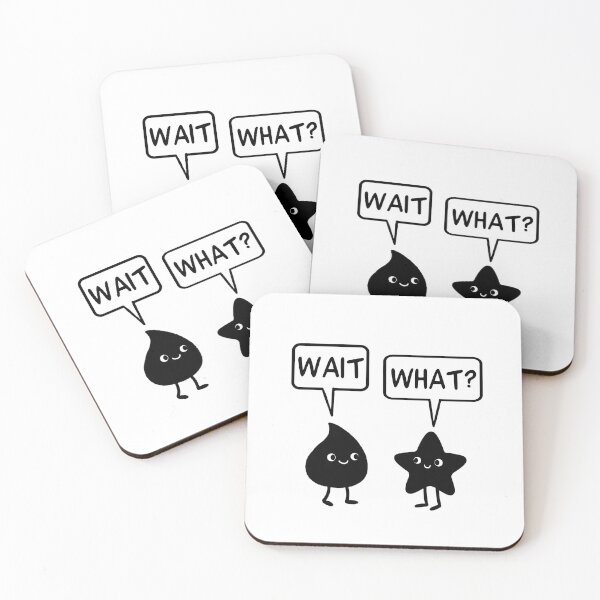 Item preview, Wait What? Cute Funny Conversation Water Drop & Star designed and sold by Public Nature View Places.