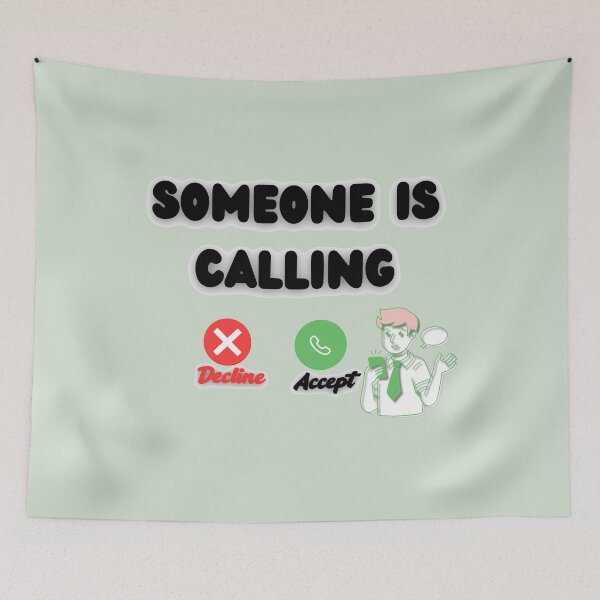 Item preview, Alguien está llamando designed and sold by Matheist.