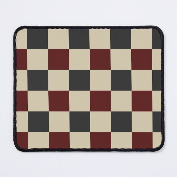 Item preview, Burgundy and soft black Checkered Pattern vintage style Plaid medium  designed and sold by DColourMuse.